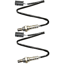 After Catalytic Converter, Driver and Passenger Side Oxygen Sensors, 4-wire