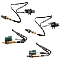 Before and After Catalytic Converter Oxygen Sensor, B1S2, Set of 4, 4 Cyl 1.8L