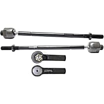 Front, Driver and Passenger Side, Inner and Outer Tie Rod End