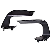 Rear, Driver and Passenger Side Bumper Trim, Textured Black