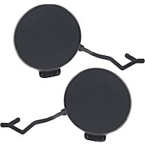 Rear, Driver and Passenger Side Tow Eye Covers, Primed