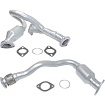Firewall Side and Radiator Side Catalytic Converters, Federal EPA Standard, 46-State Legal (Cannot ship to or be used in vehicles originally purchased in CA, CO, NY or ME)