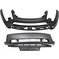 Front, Upper and Lower Bumper Covers, Primed