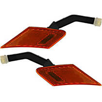 Front, Driver and Passenger Side Side Marker With bulb(s)