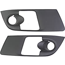 Front, Driver and Passenger Side Fog Light Trim, Primed