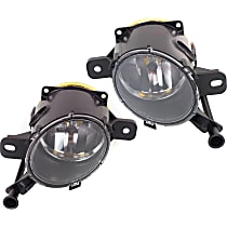 Front, Driver and Passenger Side Fog Lights, With Bulb(s), Halogen, CAPA CERTIFIED