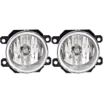 Front, Driver and Passenger Side Fog Lights, With bulb(s), CAPA CERTIFIED