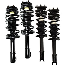 Front and Rear, Driver and Passenger Side Fully Loaded Strut, Front Wheel Drive