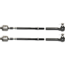 Front, Driver and Passenger Side, Inner and Outer Tie Rod Ends