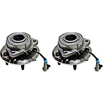 Front, Driver and Passenger Side Wheel Hub Bearing included - Set of 2