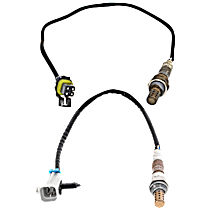 Before and After Catalytic Converter Oxygen Sensors, Set of 2, 4-wire