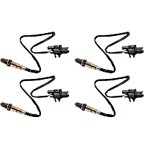 Before Catalytic Converter Oxygen Sensor, enginedesignationname: QR25DE, FI, Naturally Aspirated, GAS, B1S1, Set of 4, 5-wire, 2.5L 4Cyl