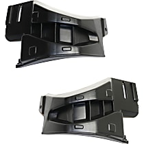 Bumper Guard - Front, Driver and Passenger Side, Textured, Plastic, Direct Fit, Set of 2