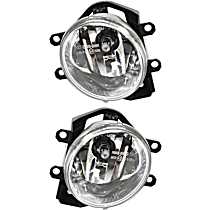 Front, Driver and Passenger Side Halogen Fog Light, With bulb(s)