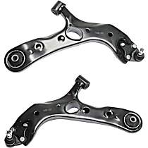 Front, Driver and Passenger Side, Lower Control Arms, With Ball Joints