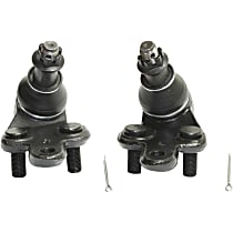 Front, Driver and Passenger Side, Lower Ball Joints, For Models With Standard Design