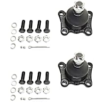 Front, Driver and Passenger Side, Lower Ball Joint, 4WD
