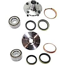 Front, Driver and Passenger Side Wheel Hub Bearing included - Set of 2