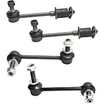 Front and Rear, Driver and Passenger Side Sway Bar Link, Except Kinetic Dynamic Suspension