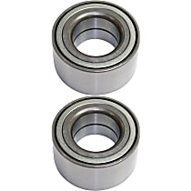 Front, Driver and Passenger Side Wheel Bearing, Set of 2