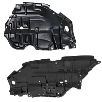 Front, Driver and Passenger Side Engine Splash Shields