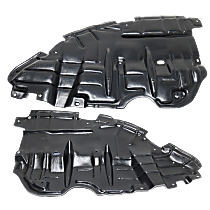 Front, Driver and Passenger Side Engine Splash Shields