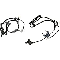 Front, Driver and Passenger Side ABS Speed Sensors