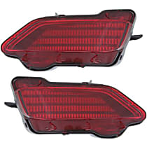 Rear, Driver and Passenger Side Bumper Reflector