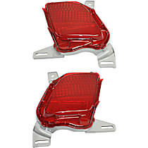 Rear, Driver and Passenger Side Bumper Reflector