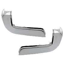 Bumper End - Rear, Driver and Passenger Side, Chrome