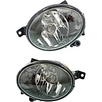 Front, Driver and Passenger Side Fog Lights, With bulb(s), Halogen, CAPA CERTIFIED