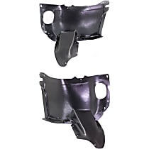 Front, Driver and Passenger Side, Front Section, Fender Liner