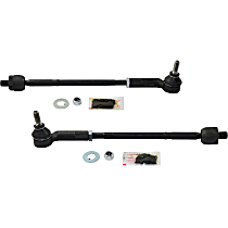 Front, Driver and Passenger Side, Inner and Outer Tie Rod Assembly