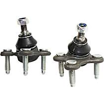 Front, Driver and Passenger Side, Lower Ball Joints, Seventh and Eighth Digit Of VIN Is AJ or 1K, with Aluminum Steering Knuckles