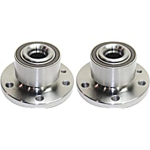 Front, Driver and Passenger Side Wheel Hubs, With ABS