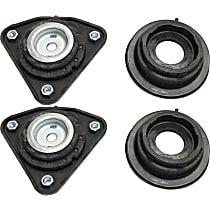 Front, Driver and Passenger Side Shock and Strut Mount, Set of 2