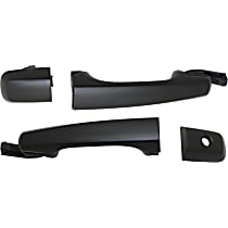 Front or Rear, Driver and Passenger Side Exterior Door Handles, Primed, Front Driver Side - With Key Hole; Front Passenger Side or Rear Driver or Passenger Side - Without Key Hole