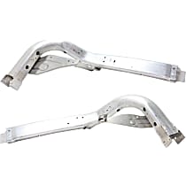 Front, Driver and Passenger Side Bumper Brackets, Side Rail