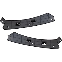 Front, Driver and Passenger Side Bumper Brackets, Outer Air Dam Bumper Carrier