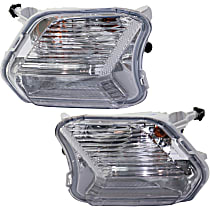 Driver and Passenger Side Parking Lights, With bulb(s), For Models With Fog Light Holes, SE/SEL/Titanium Models
