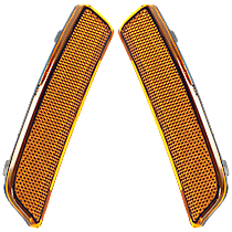 Driver and Passenger Side Reflectors, CAPA CERTIFIED