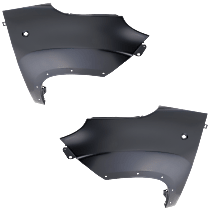 Front, Driver and Passenger Side Fenders, For Models With Side Marker Light and Wheel Opening Molding
