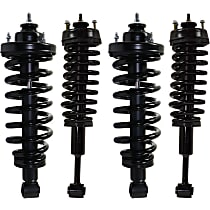 BuyAutoParts 75-899052C New For Ford Explorer Sport Trac 2007-2010 Pair Front Shock Strut w/Spring