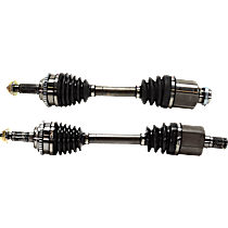 Front, Driver and Passenger Side Axle Assembly - New Set of 2, 3.0L, 6Cyl