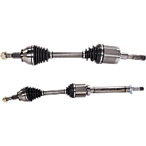 Front, Driver and Passenger Side Axle Assembly, Wheel Drive