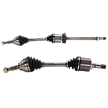 Front, Driver and Passenger Side Axle Assemblies, 6 Cyl., 3.5L Engine, Front Wheel Drive