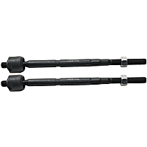 Front, Driver and Passenger Side, Inner Tie Rod End, Without sport suspension