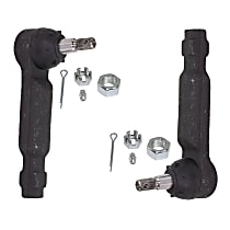 Front, Driver and Passenger Side, Outer Tie Rod Ends