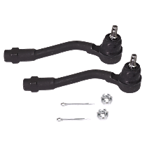 Front, Driver and Passenger Side, Outer Tie Rod Ends