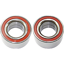 Front and Rear, Driver and Passenger Side Wheel Bearing, Set of 2